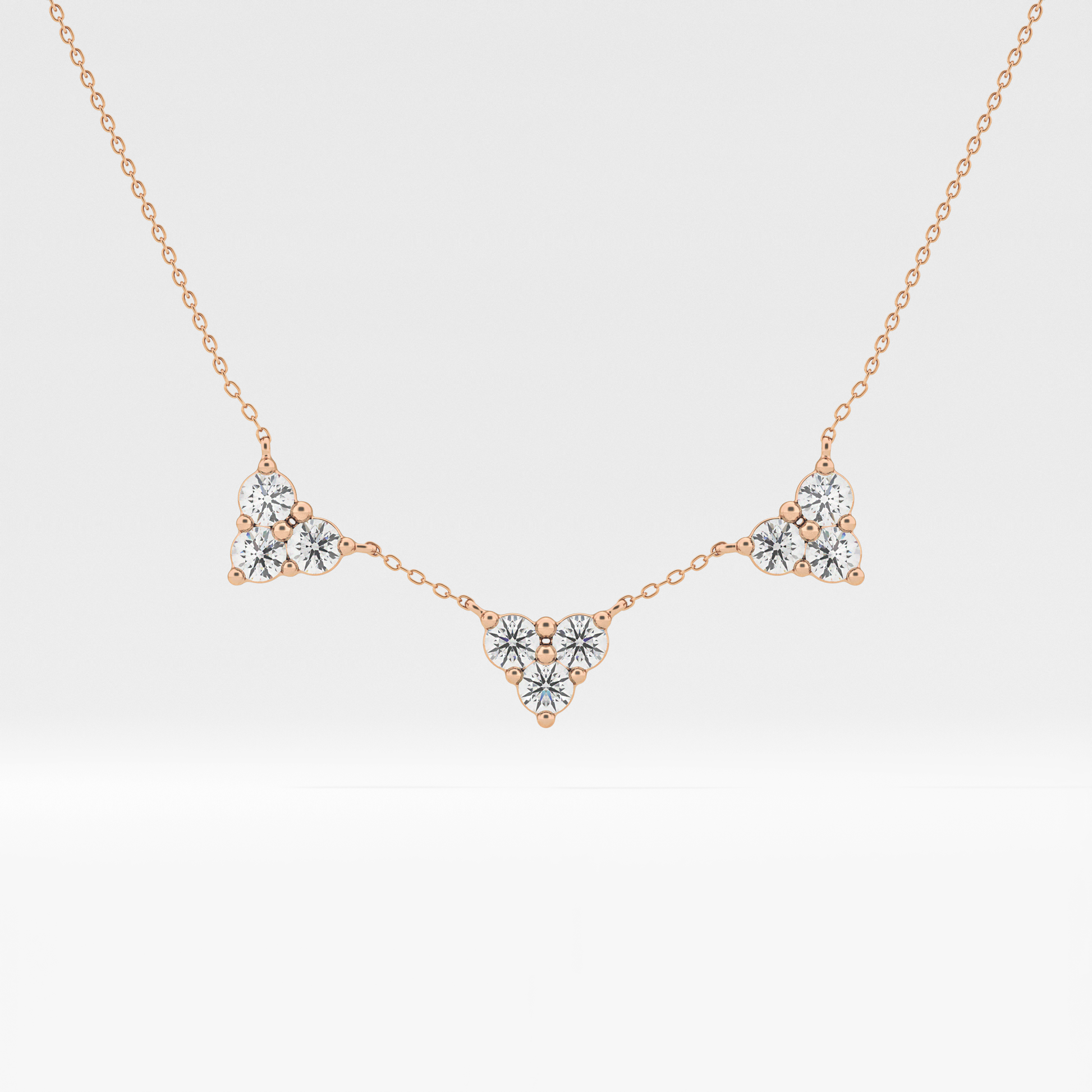 1.5 TCW Emerald Lab Grown Diamond Bezel Necklace