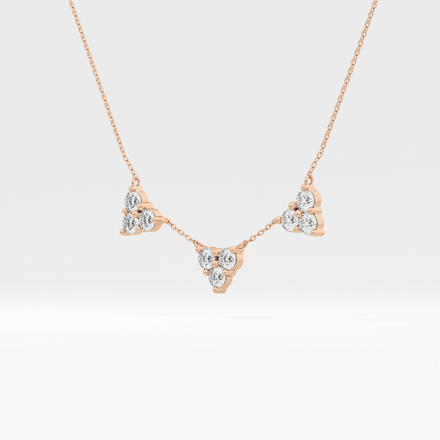 1.5 TCW Emerald Lab Grown Diamond Bezel Necklace