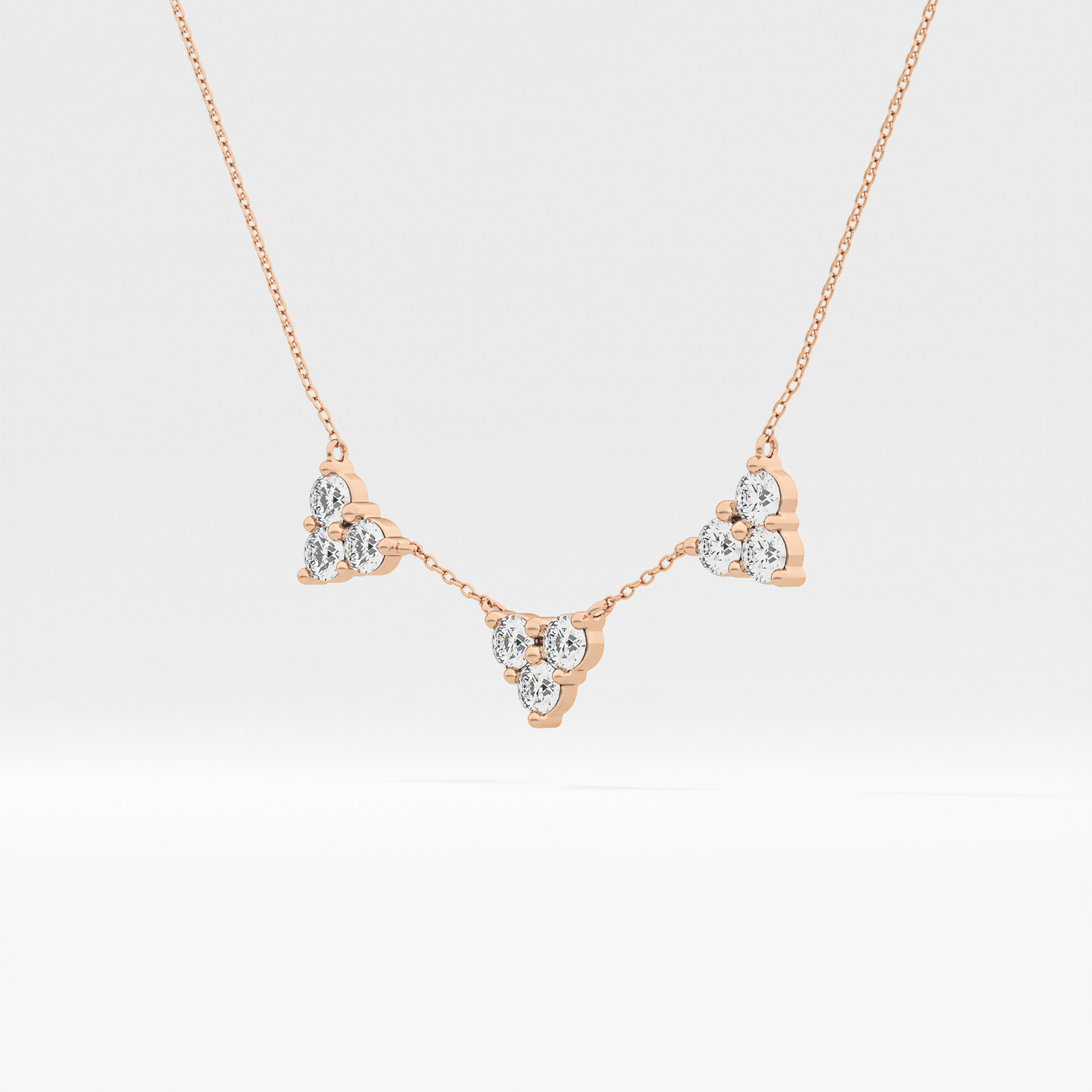 1.5 TCW Emerald Lab Grown Diamond Bezel Necklace