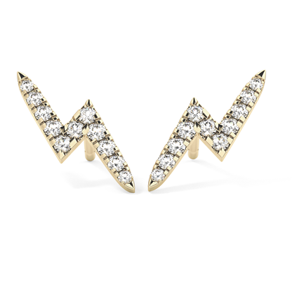 0.4 TCW Round Lab Grown Diamond Stud Earrings
