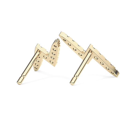 0.4 TCW Round Lab Grown Diamond Stud Earrings