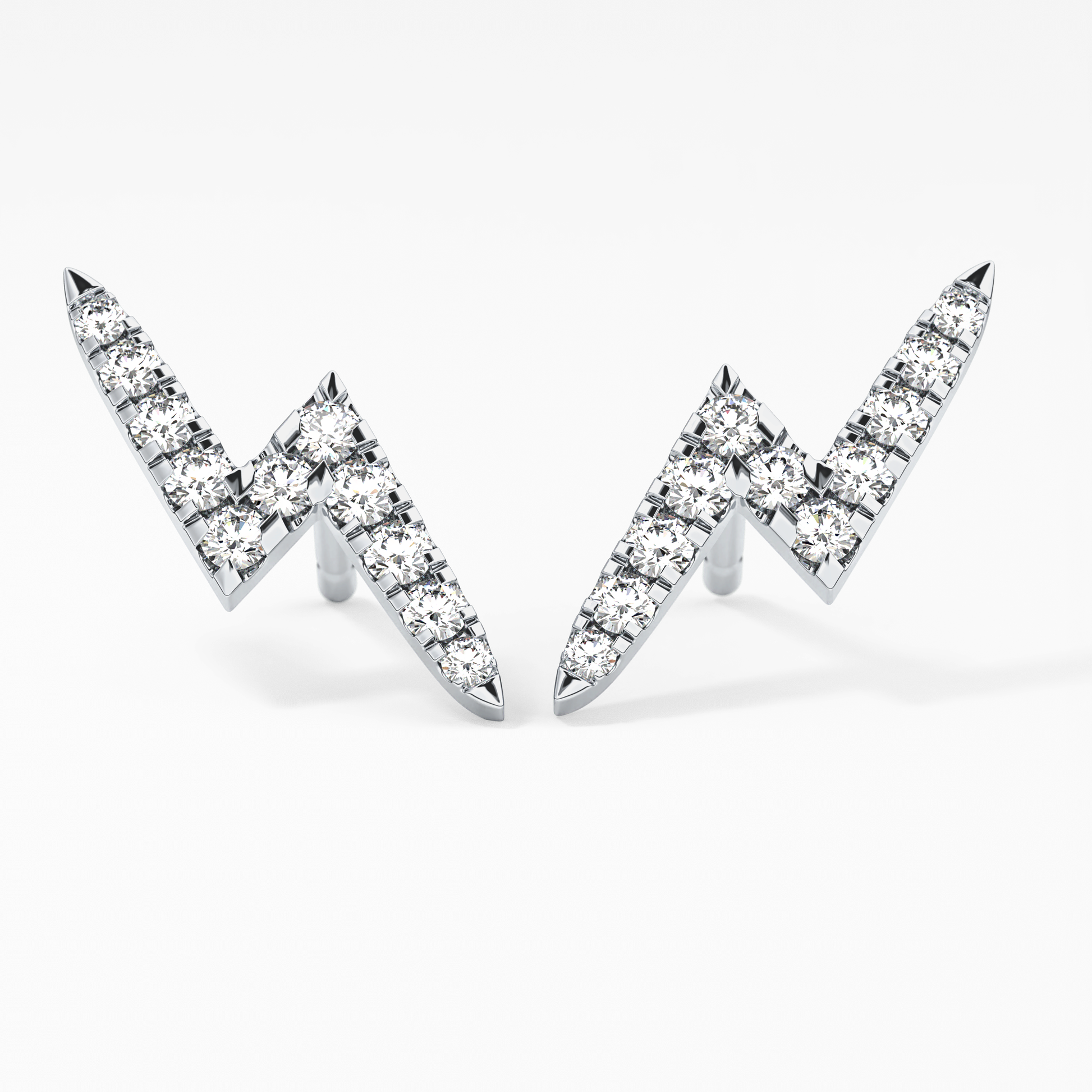 0.4 TCW Round Lab Grown Diamond Stud Earrings