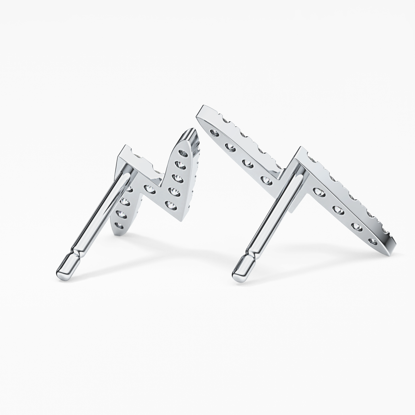 0.4 TCW Round Lab Grown Diamond Stud Earrings