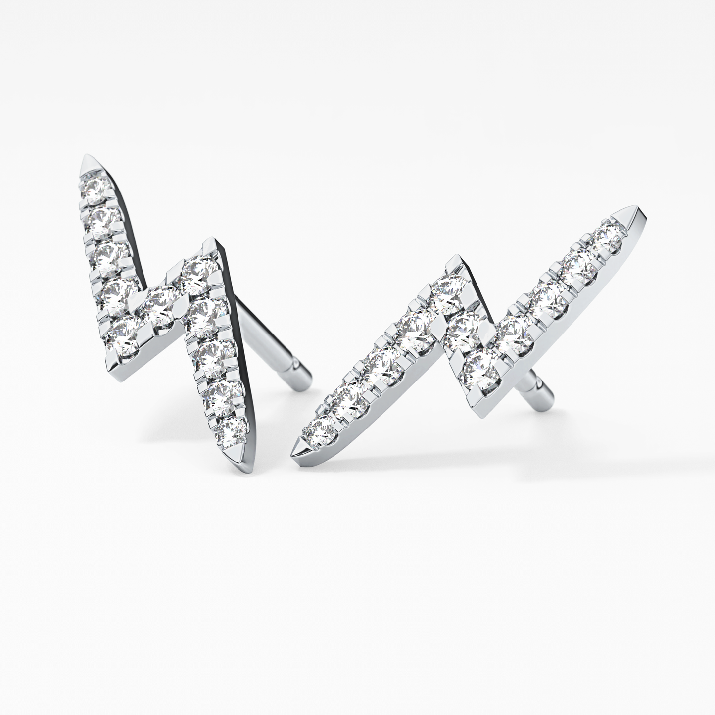 0.4 TCW Round Lab Grown Diamond Stud Earrings