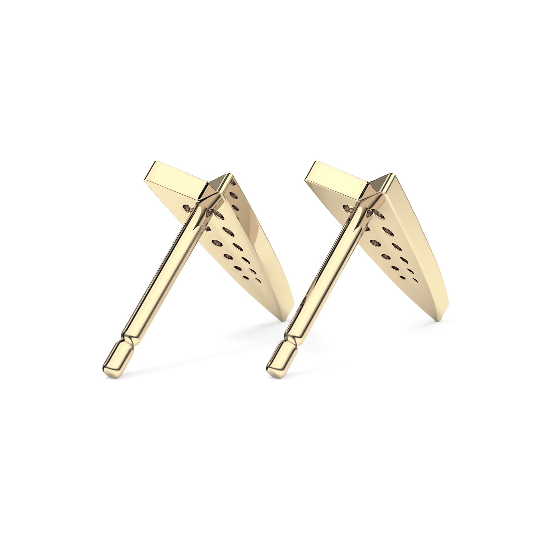 0.4 TCW Round Lab Grown Diamond Stud Earrings