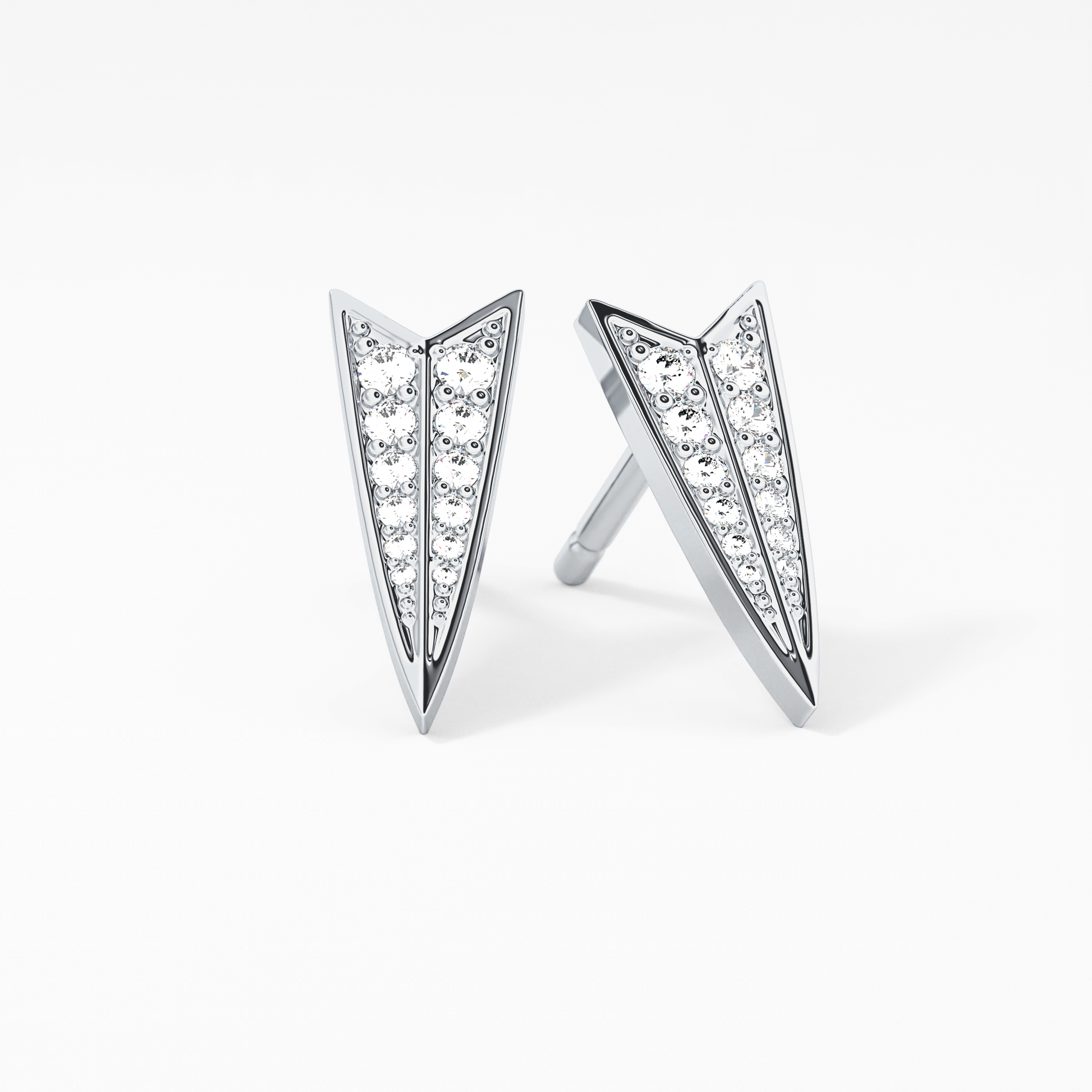 0.4 TCW Round Lab Grown Diamond Stud Earrings