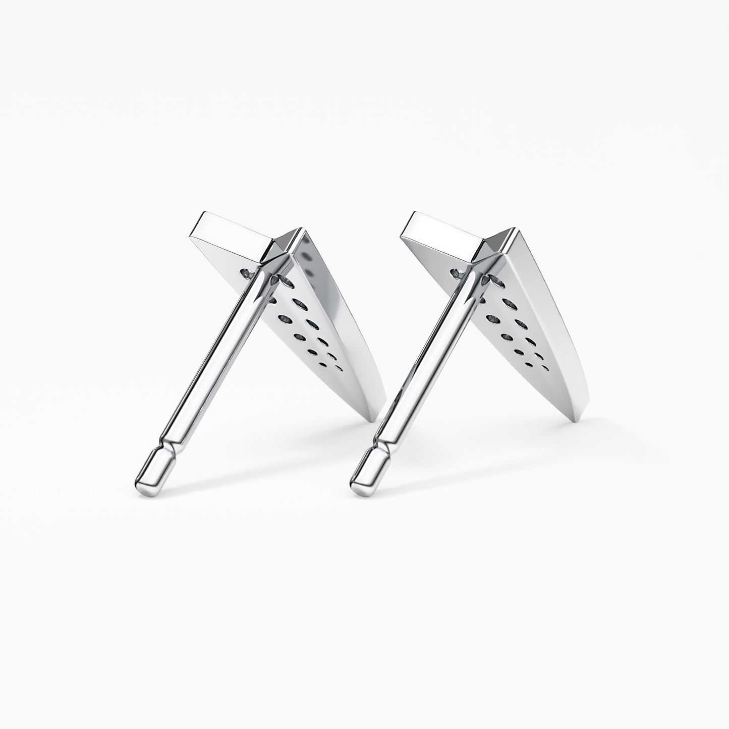 0.4 TCW Round Lab Grown Diamond Stud Earrings