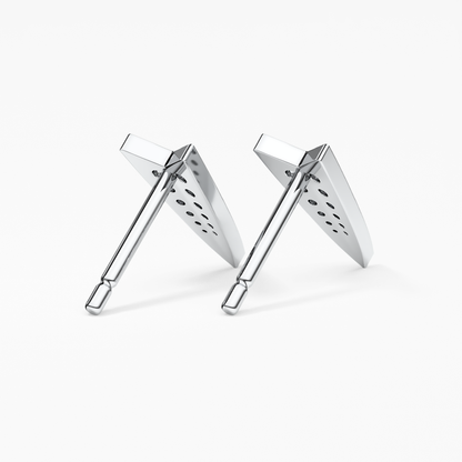 0.4 TCW Round Lab Grown Diamond Stud Earrings