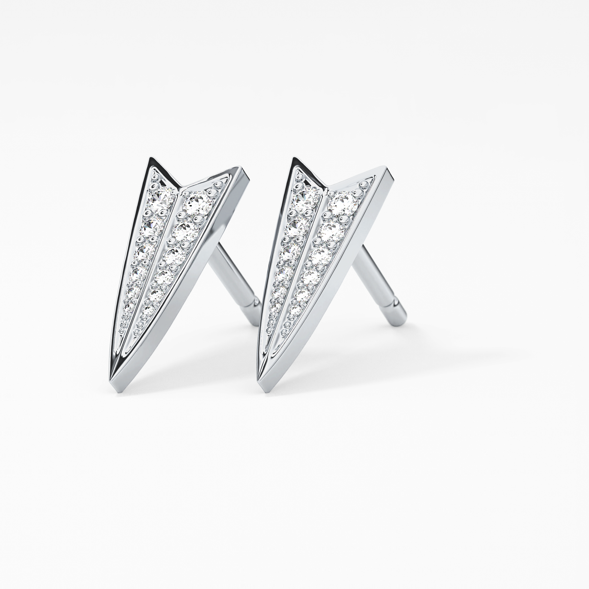 0.4 TCW Round Lab Grown Diamond Stud Earrings