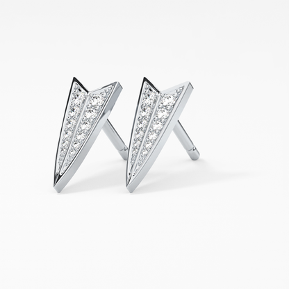 0.4 TCW Round Lab Grown Diamond Stud Earrings