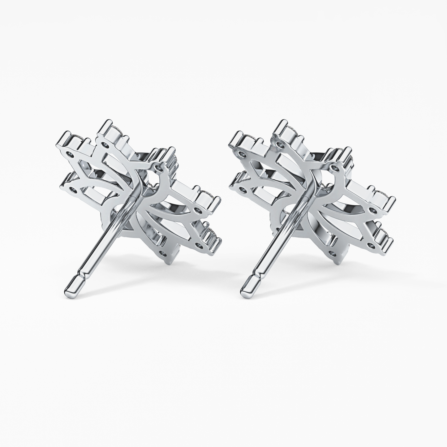 0.4 TCW Round Lab Grown Diamond Stud Earrings