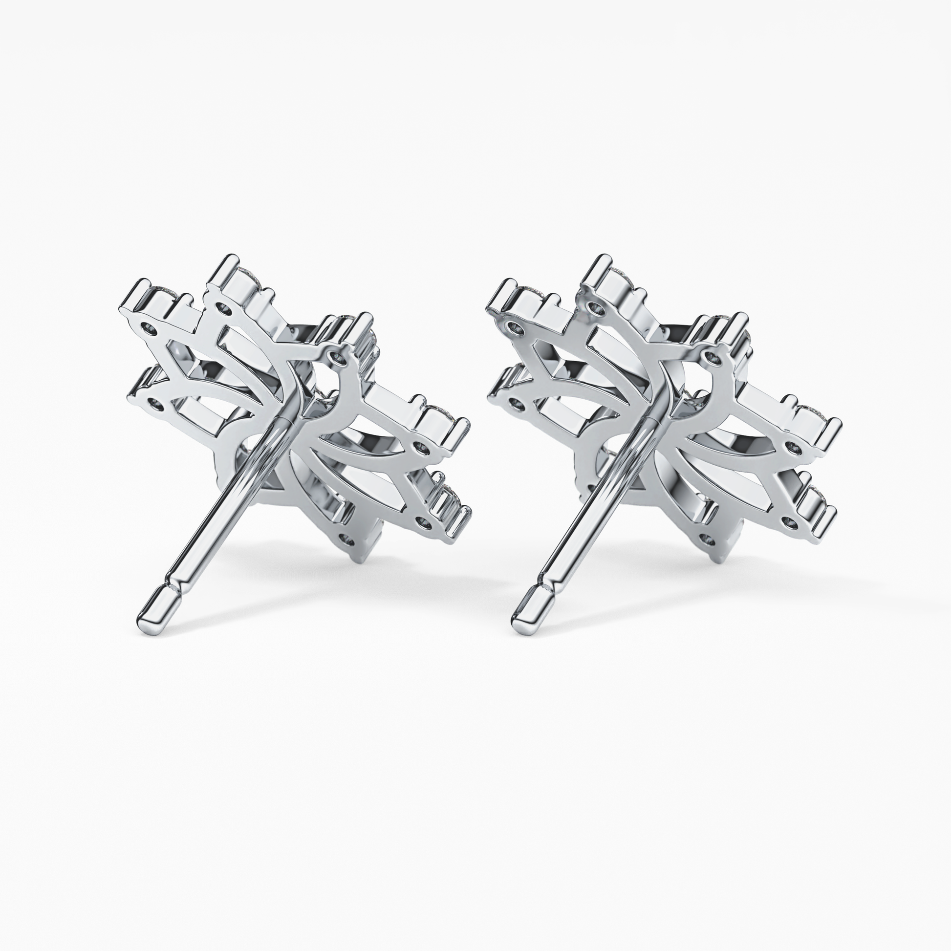 0.4 TCW Round Lab Grown Diamond Stud Earrings