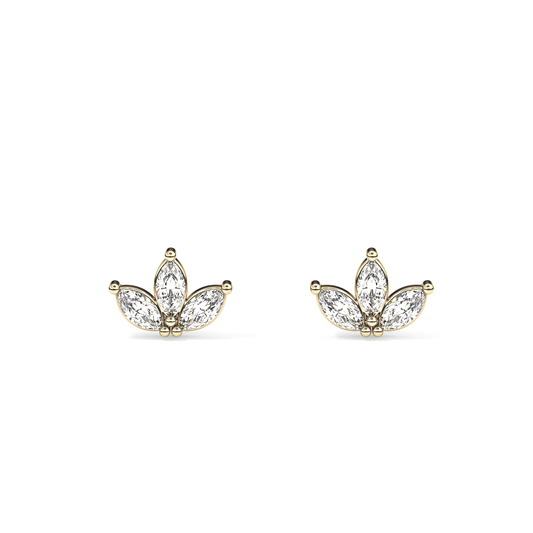 0.4 TCW Round Lab Grown Diamond Stud Earrings