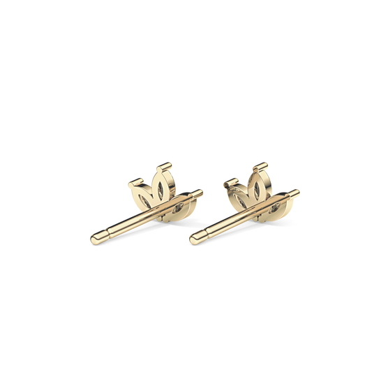 0.4 TCW Round Lab Grown Diamond Stud Earrings