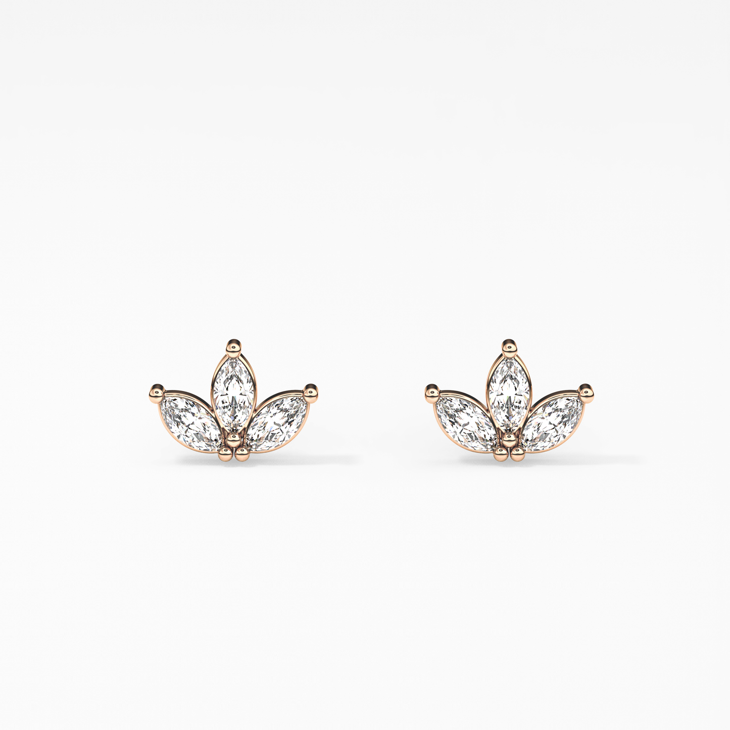 0.4 TCW Round Lab Grown Diamond Stud Earrings