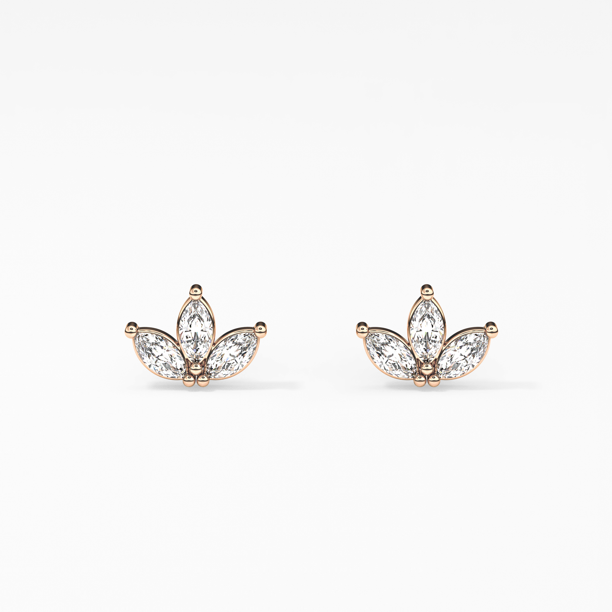 0.4 TCW Round Lab Grown Diamond Stud Earrings