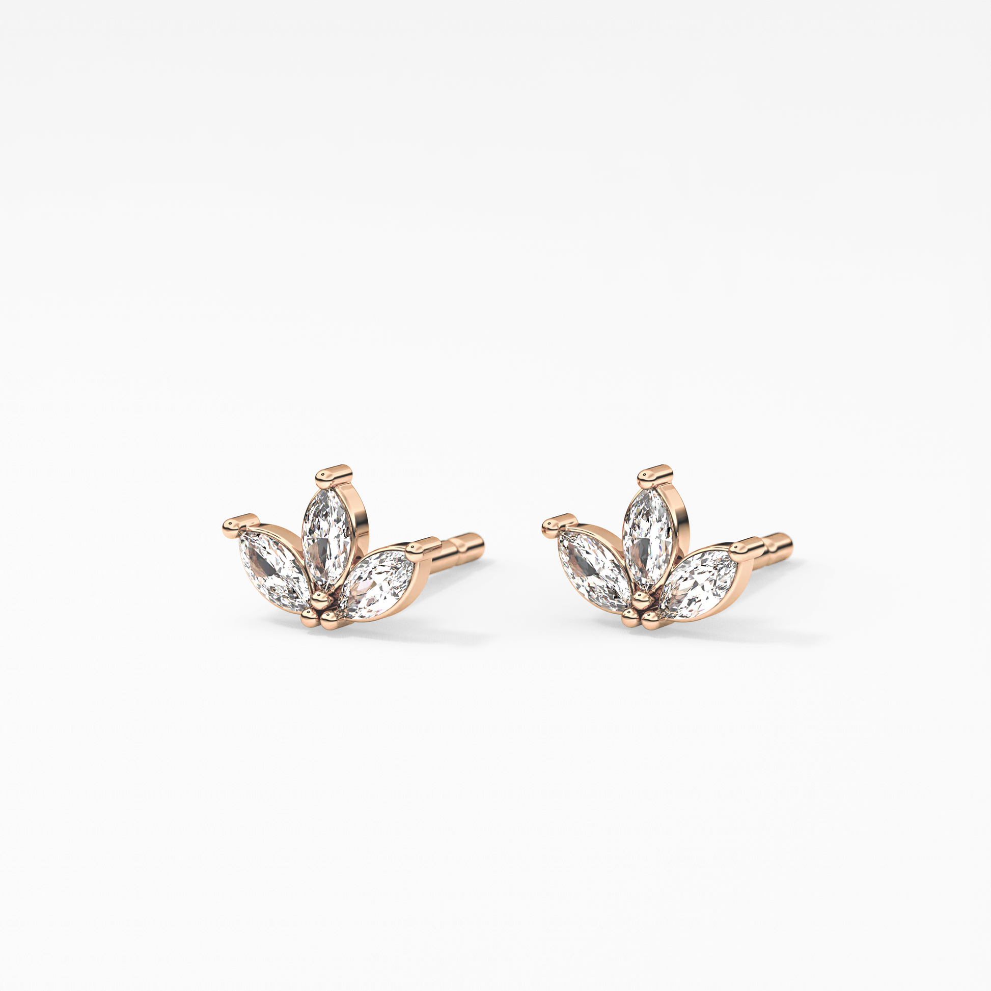 0.4 TCW Round Lab Grown Diamond Stud Earrings