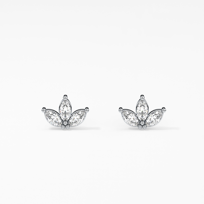 0.4 TCW Round Lab Grown Diamond Stud Earrings