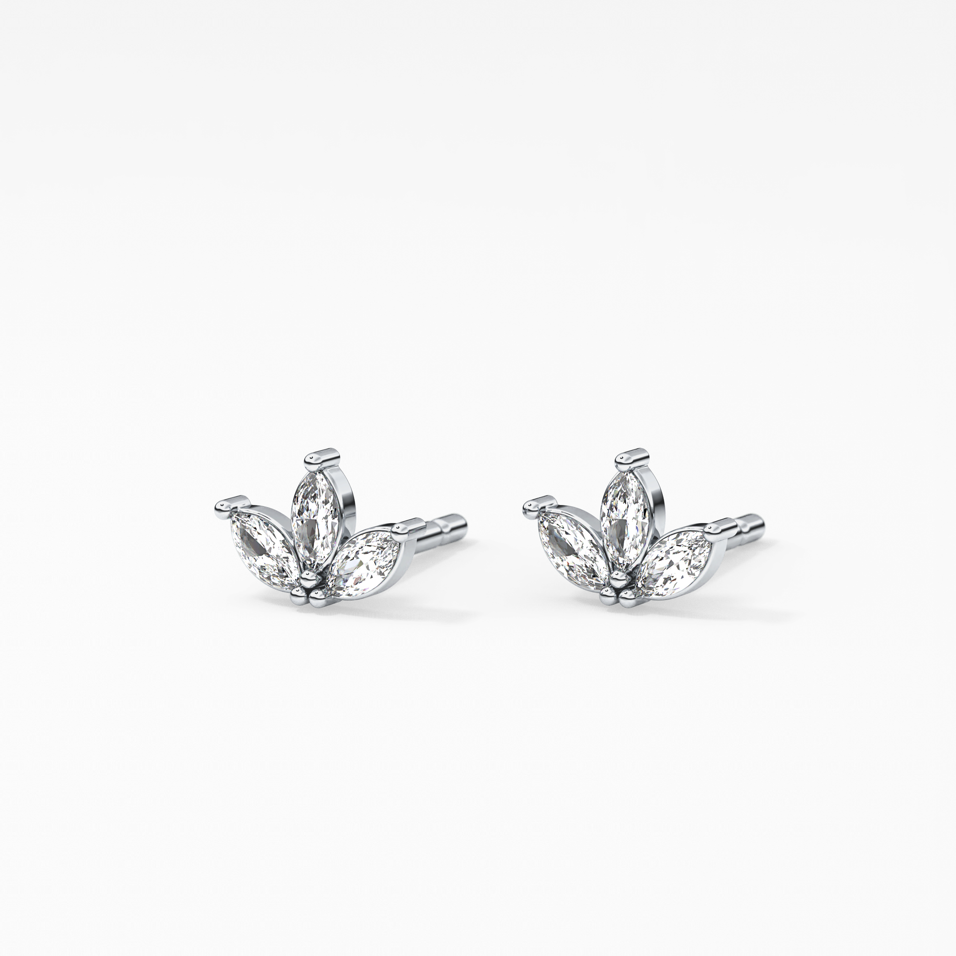 0.4 TCW Round Lab Grown Diamond Stud Earrings