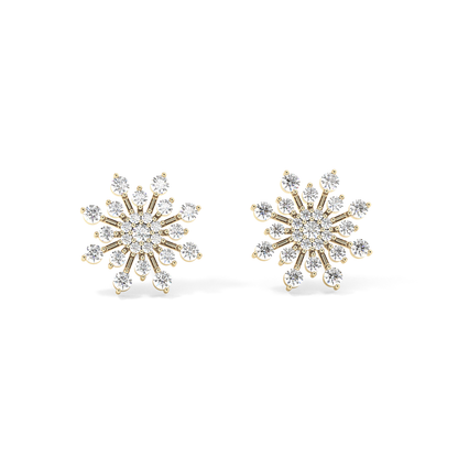 0.4 TCW Round Lab Grown Diamond Stud Earrings
