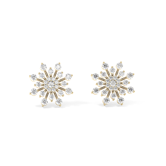 0.4 TCW Round Lab Grown Diamond Stud Earrings