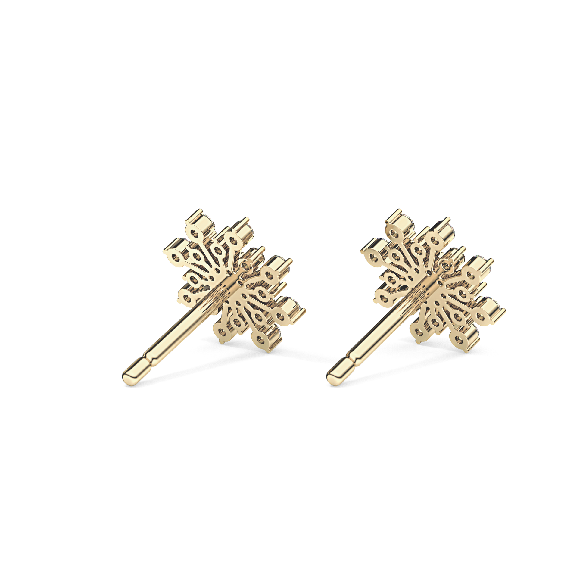 0.4 TCW Round Lab Grown Diamond Stud Earrings