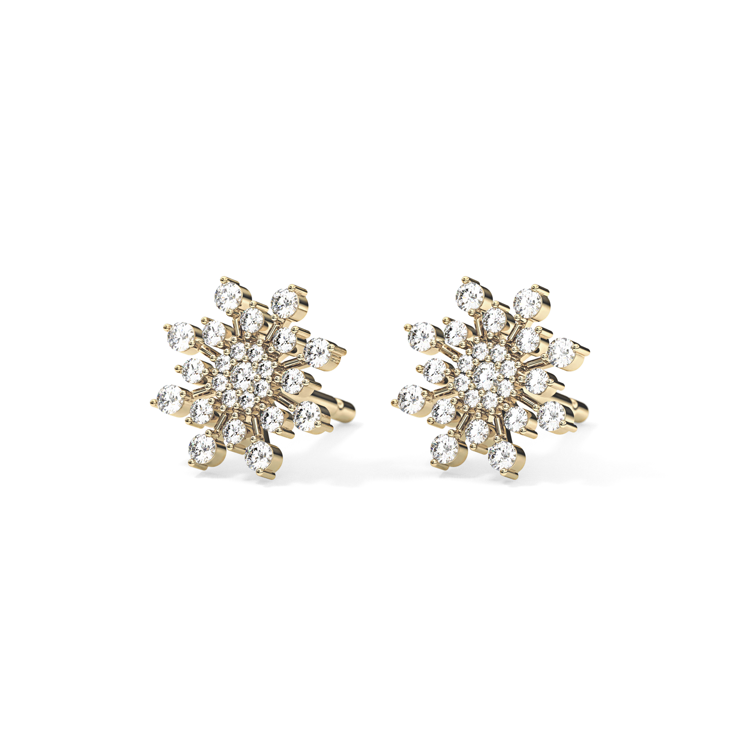 0.4 TCW Round Lab Grown Diamond Stud Earrings