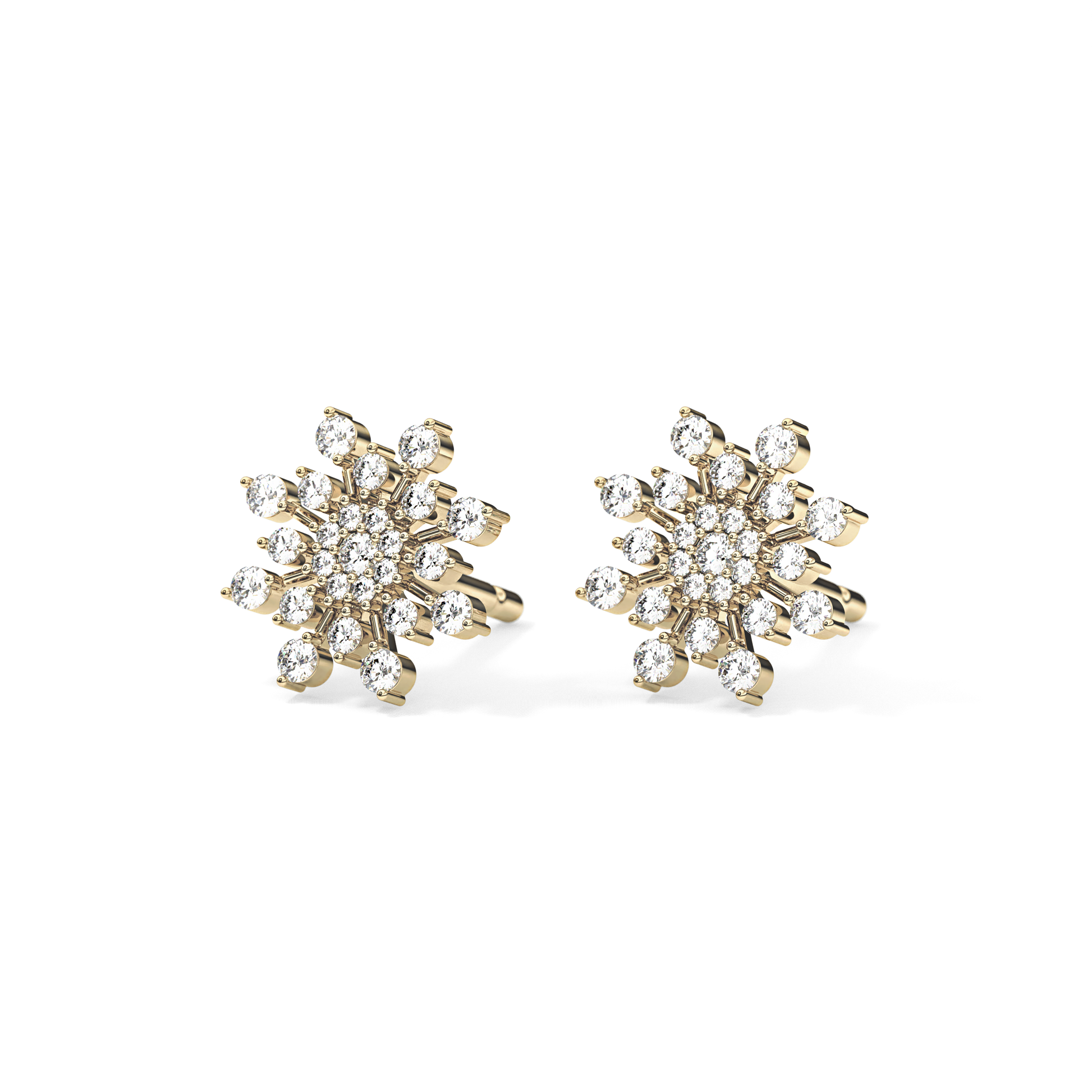 0.4 TCW Round Lab Grown Diamond Stud Earrings