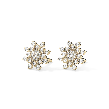 0.4 TCW Round Lab Grown Diamond Stud Earrings