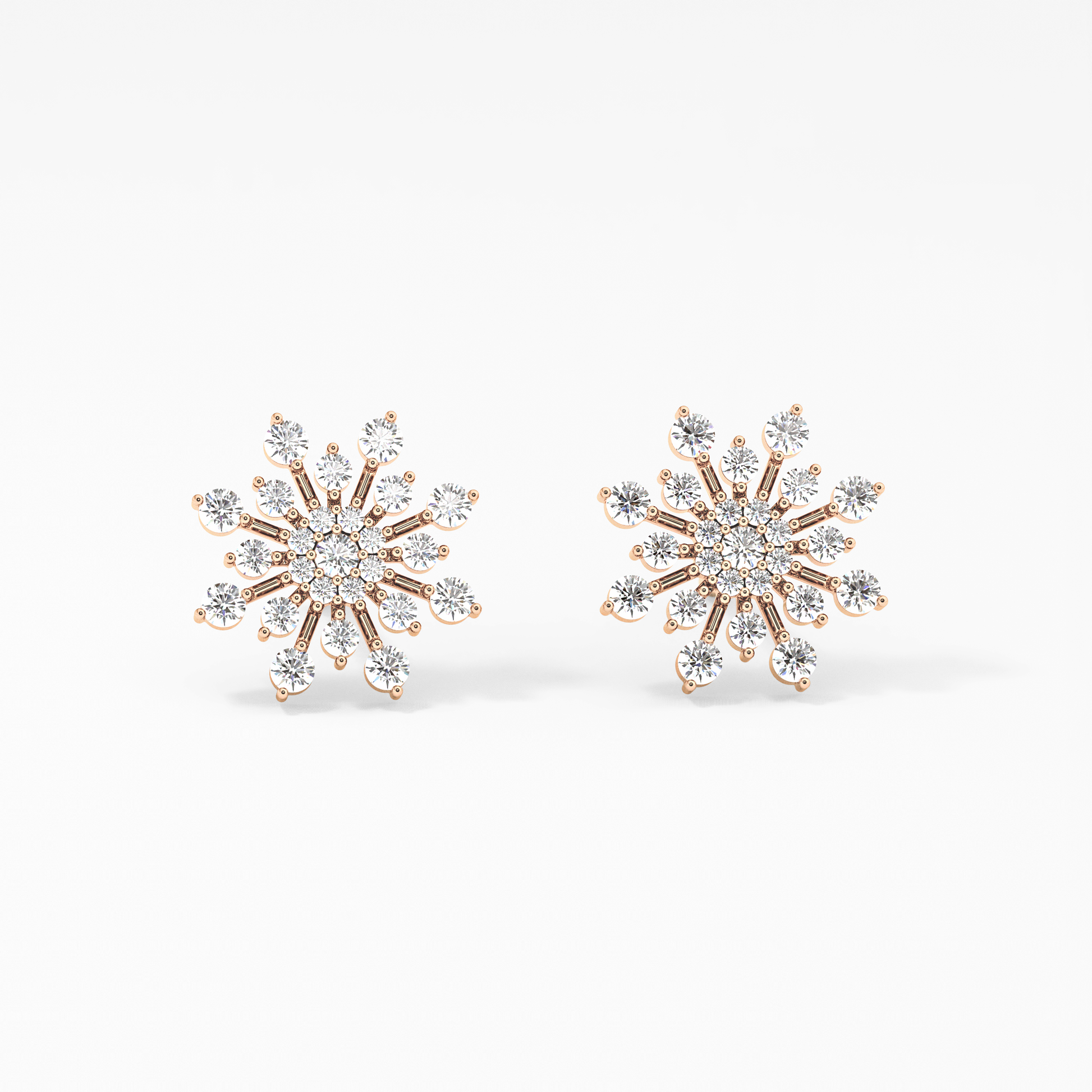 0.4 TCW Round Lab Grown Diamond Stud Earrings