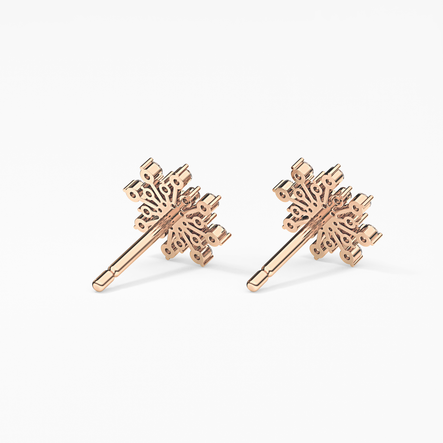 0.4 TCW Round Lab Grown Diamond Stud Earrings