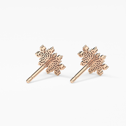 0.4 TCW Round Lab Grown Diamond Stud Earrings