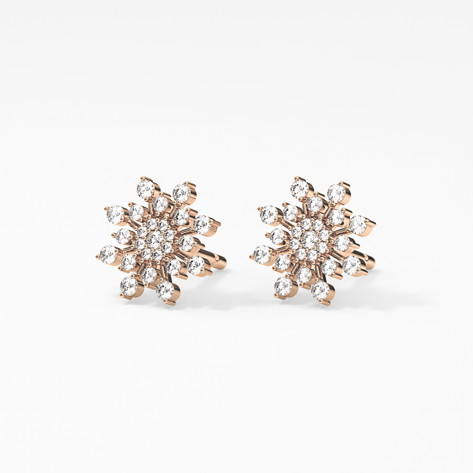 0.4 TCW Round Lab Grown Diamond Stud Earrings
