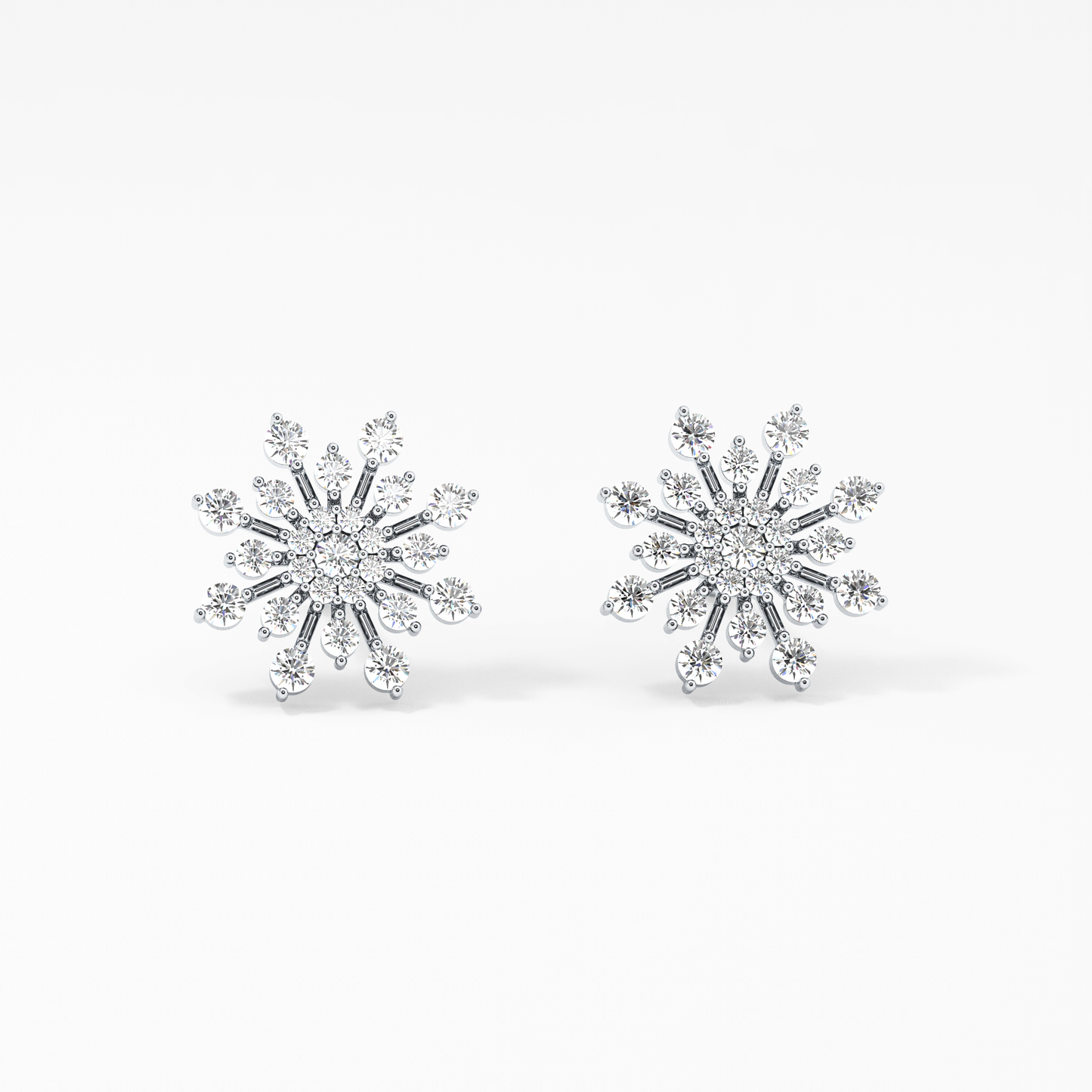 0.4 TCW Round Lab Grown Diamond Stud Earrings