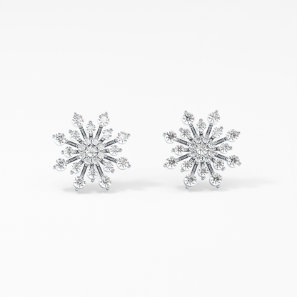 0.4 TCW Round Lab Grown Diamond Stud Earrings
