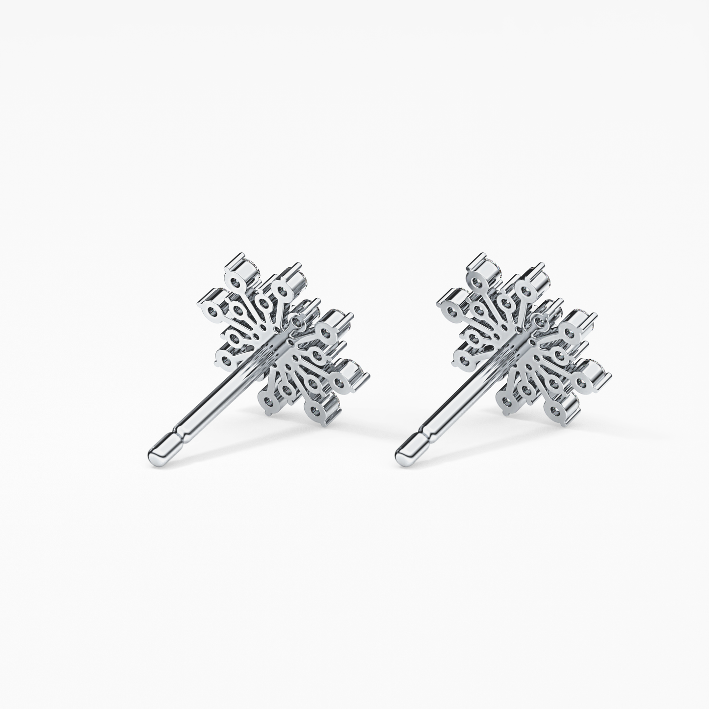 0.4 TCW Round Lab Grown Diamond Stud Earrings