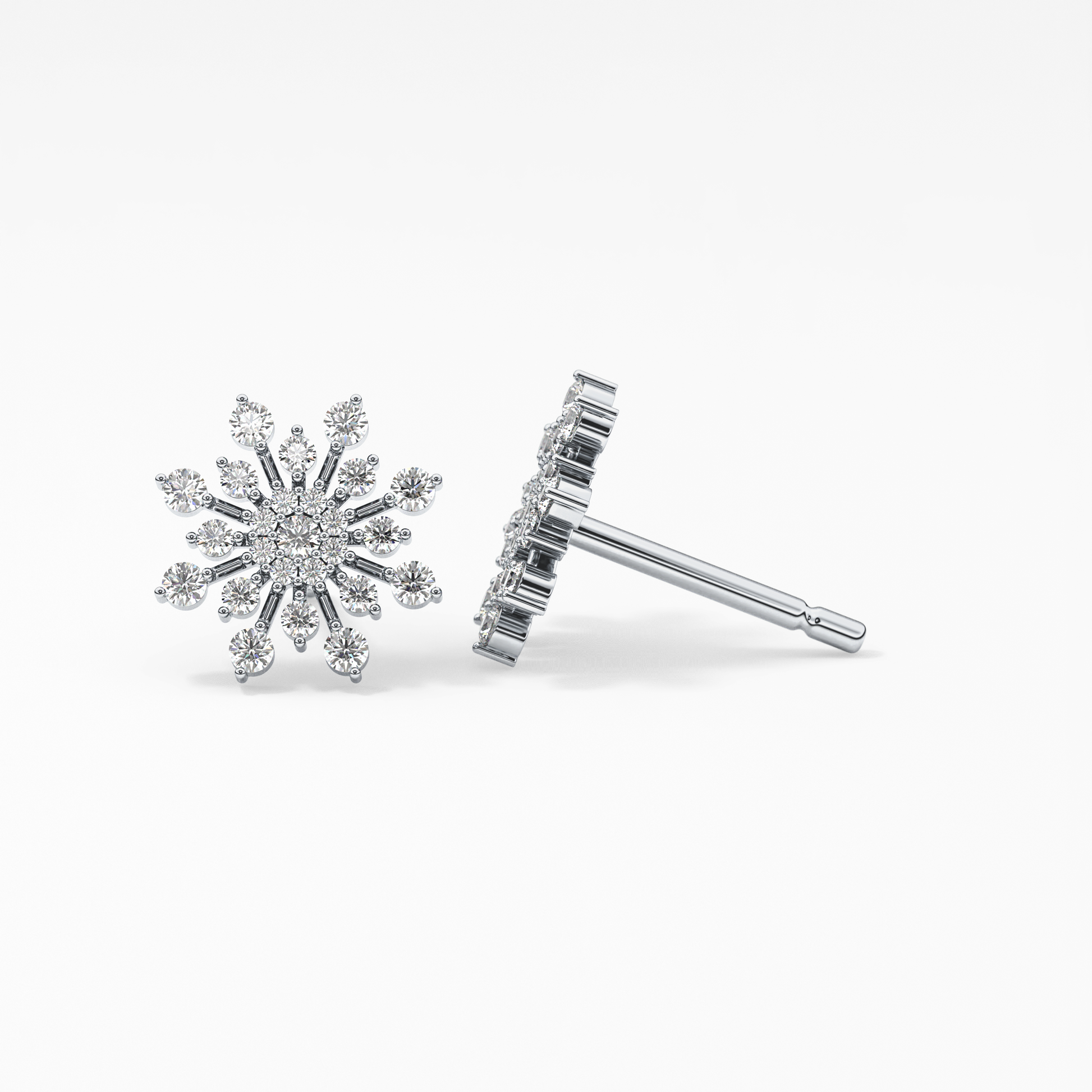 0.4 TCW Round Lab Grown Diamond Stud Earrings