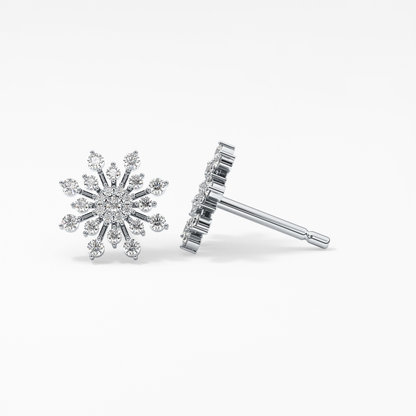 0.4 TCW Round Lab Grown Diamond Stud Earrings