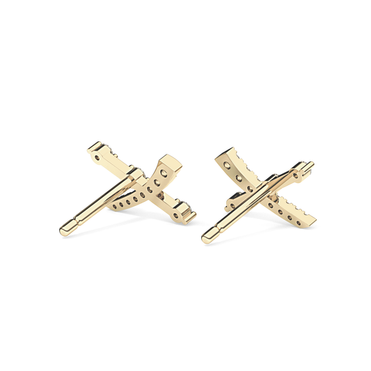 0.4 TCW Round Lab Grown Diamond Stud Earrings