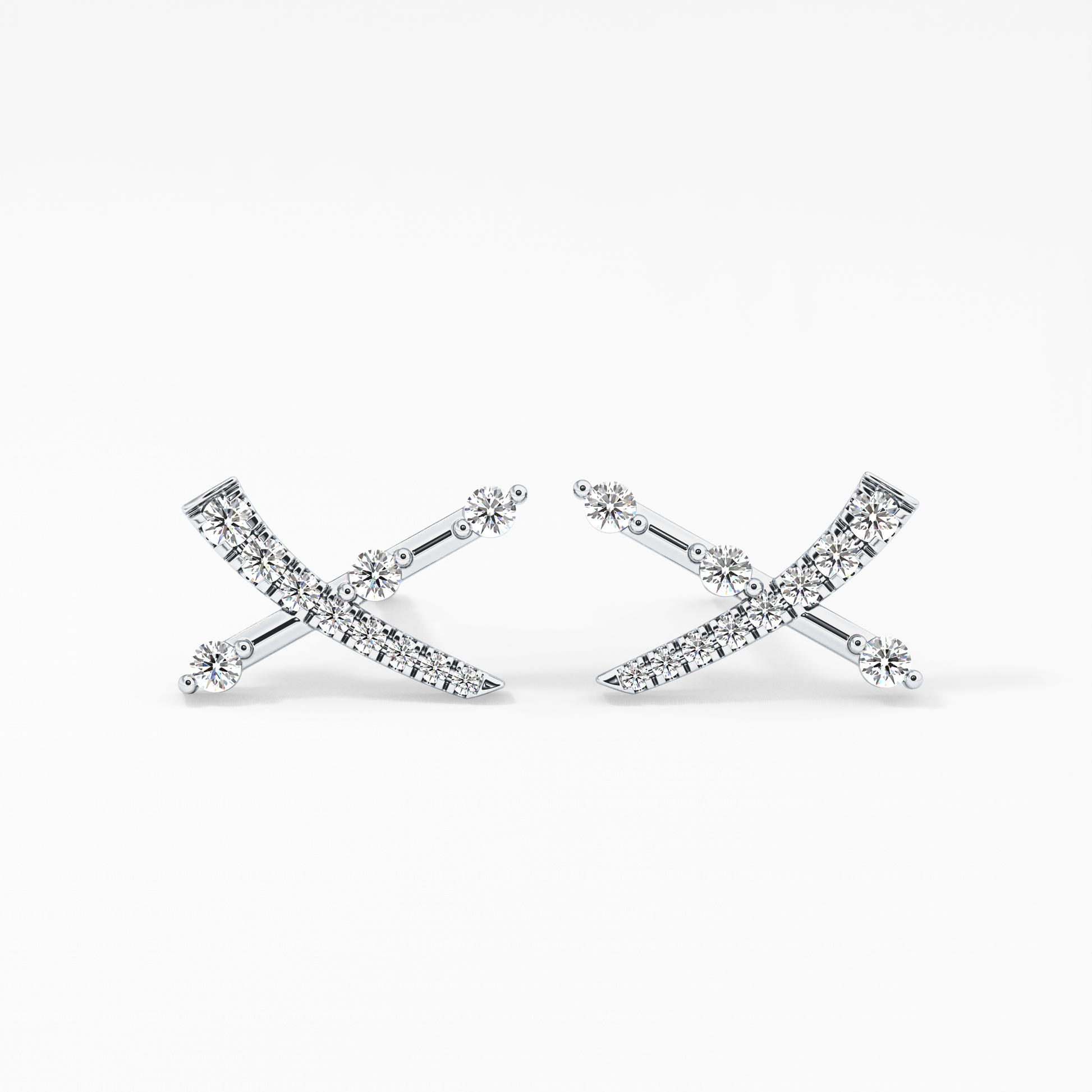 0.4 TCW Round Lab Grown Diamond Stud Earrings