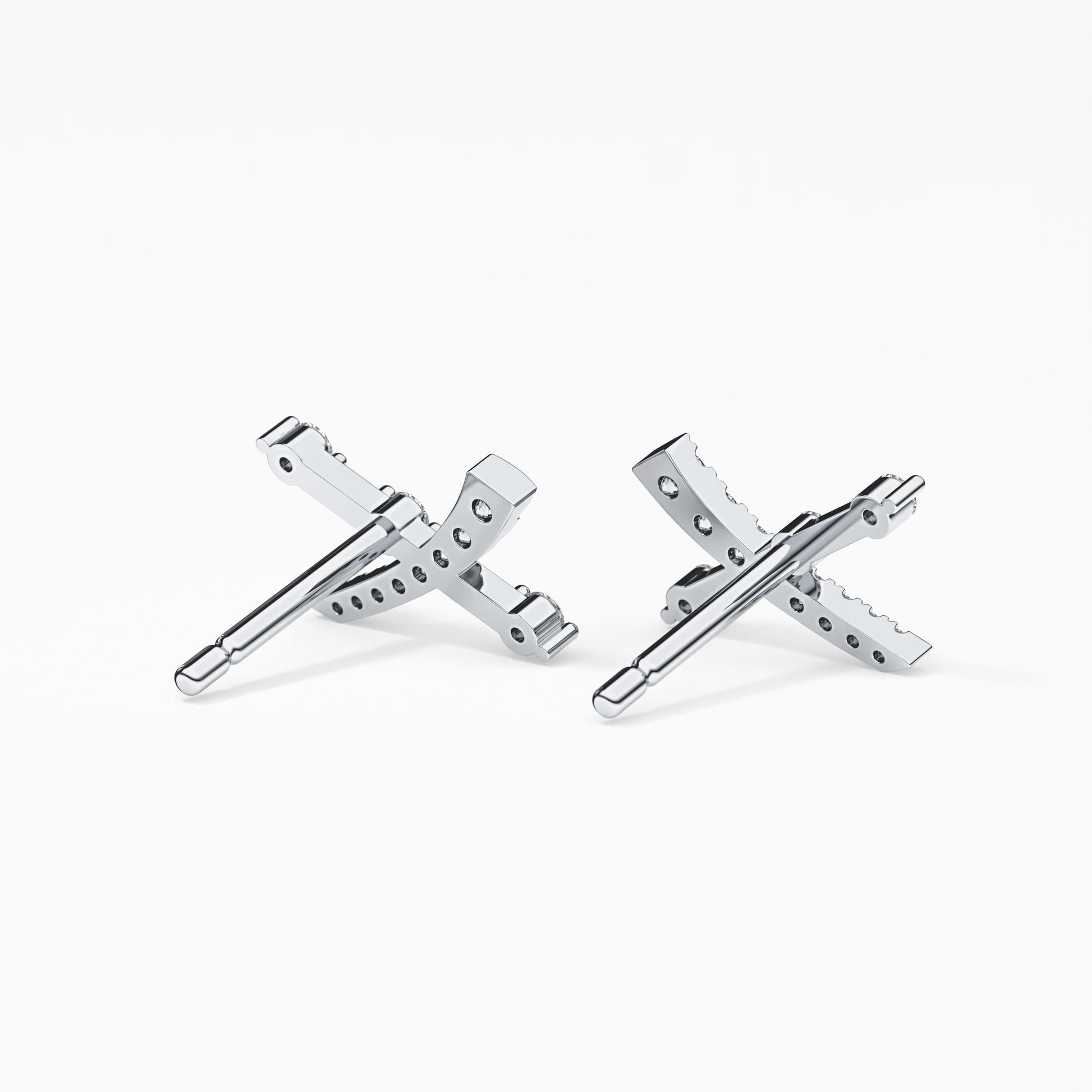 0.4 TCW Round Lab Grown Diamond Stud Earrings