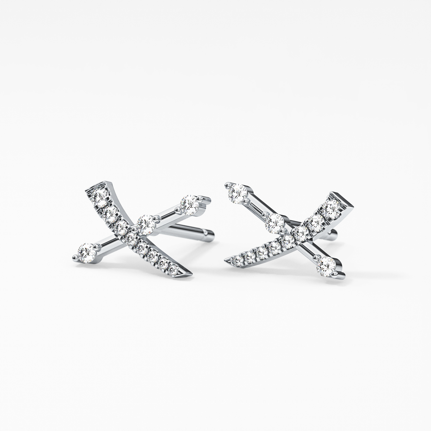 0.4 TCW Round Lab Grown Diamond Stud Earrings