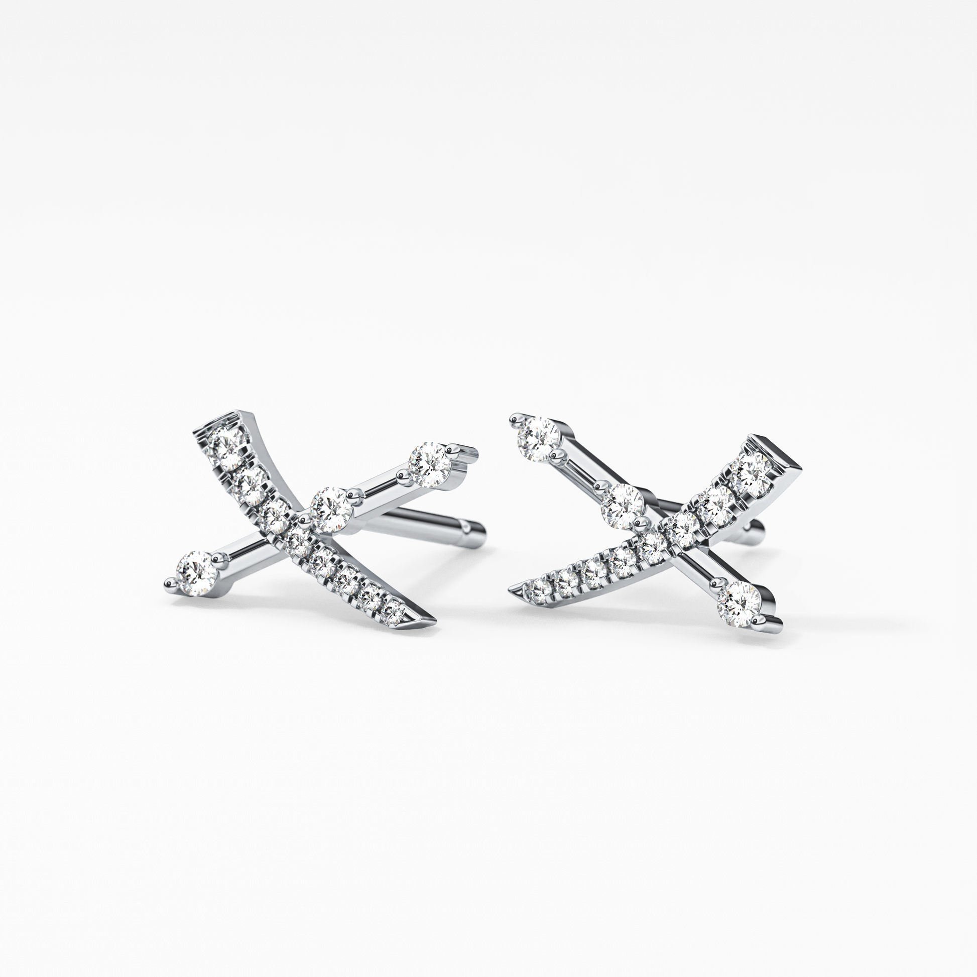0.4 TCW Round Lab Grown Diamond Stud Earrings