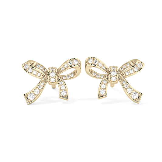 0.4 TCW Round Lab Grown Diamond Stud Earrings