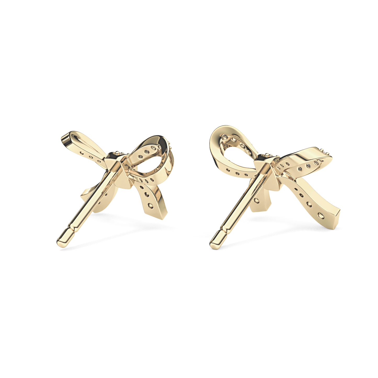 0.4 TCW Round Lab Grown Diamond Stud Earrings