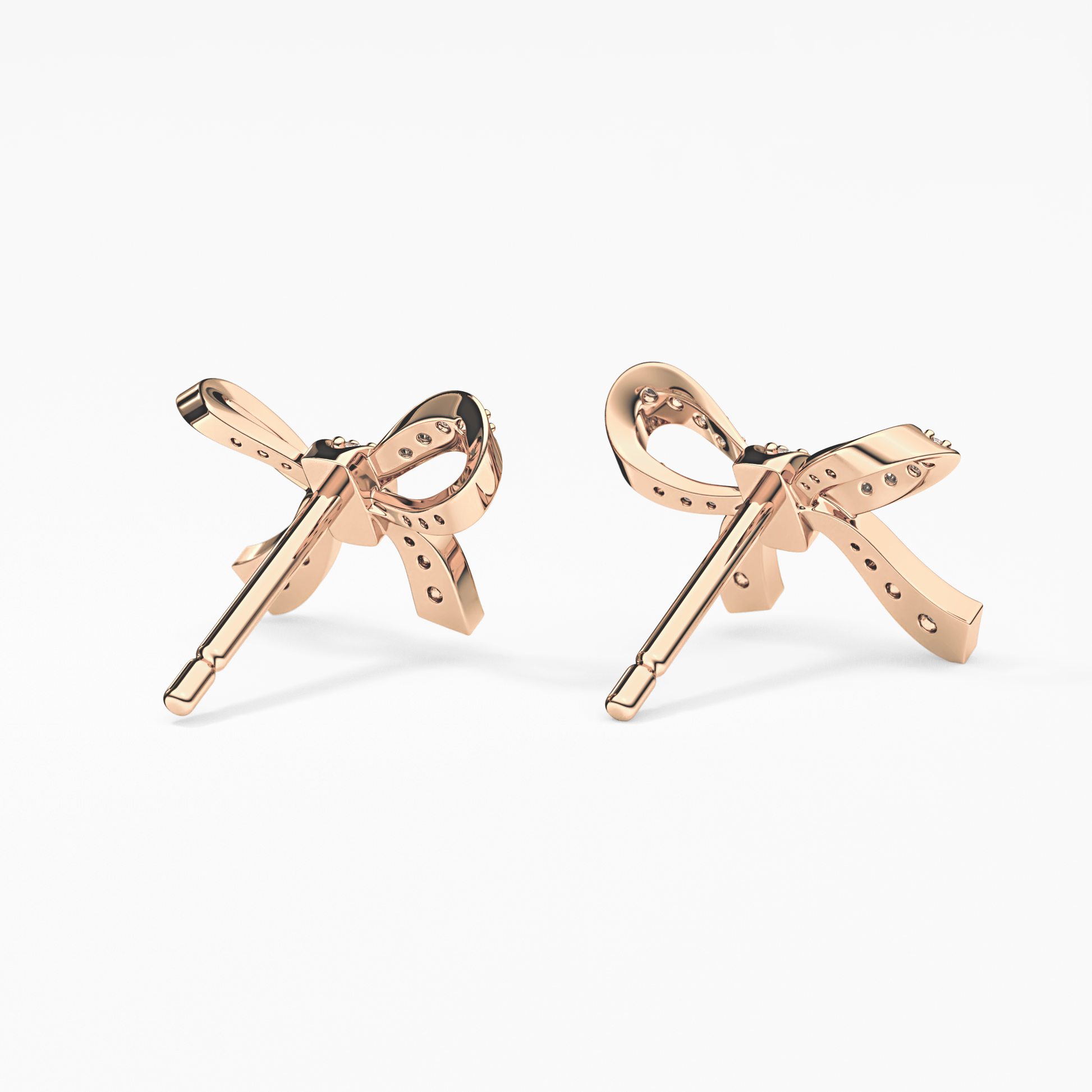 0.4 TCW Round Lab Grown Diamond Stud Earrings