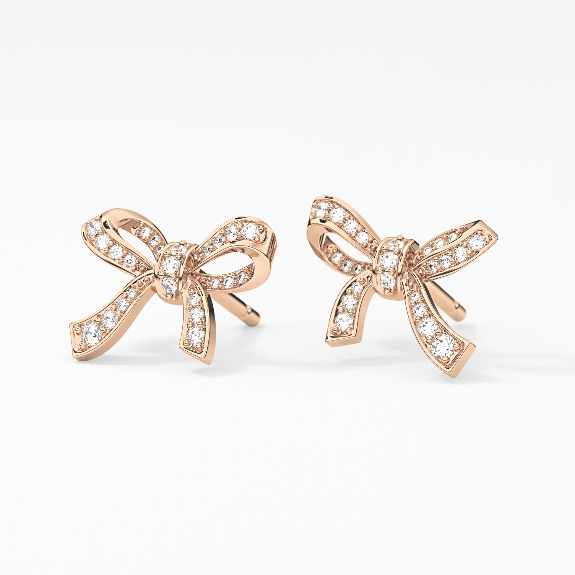 0.4 TCW Round Lab Grown Diamond Stud Earrings