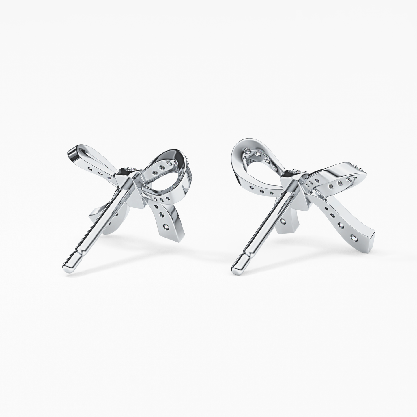 0.4 TCW Round Lab Grown Diamond Stud Earrings
