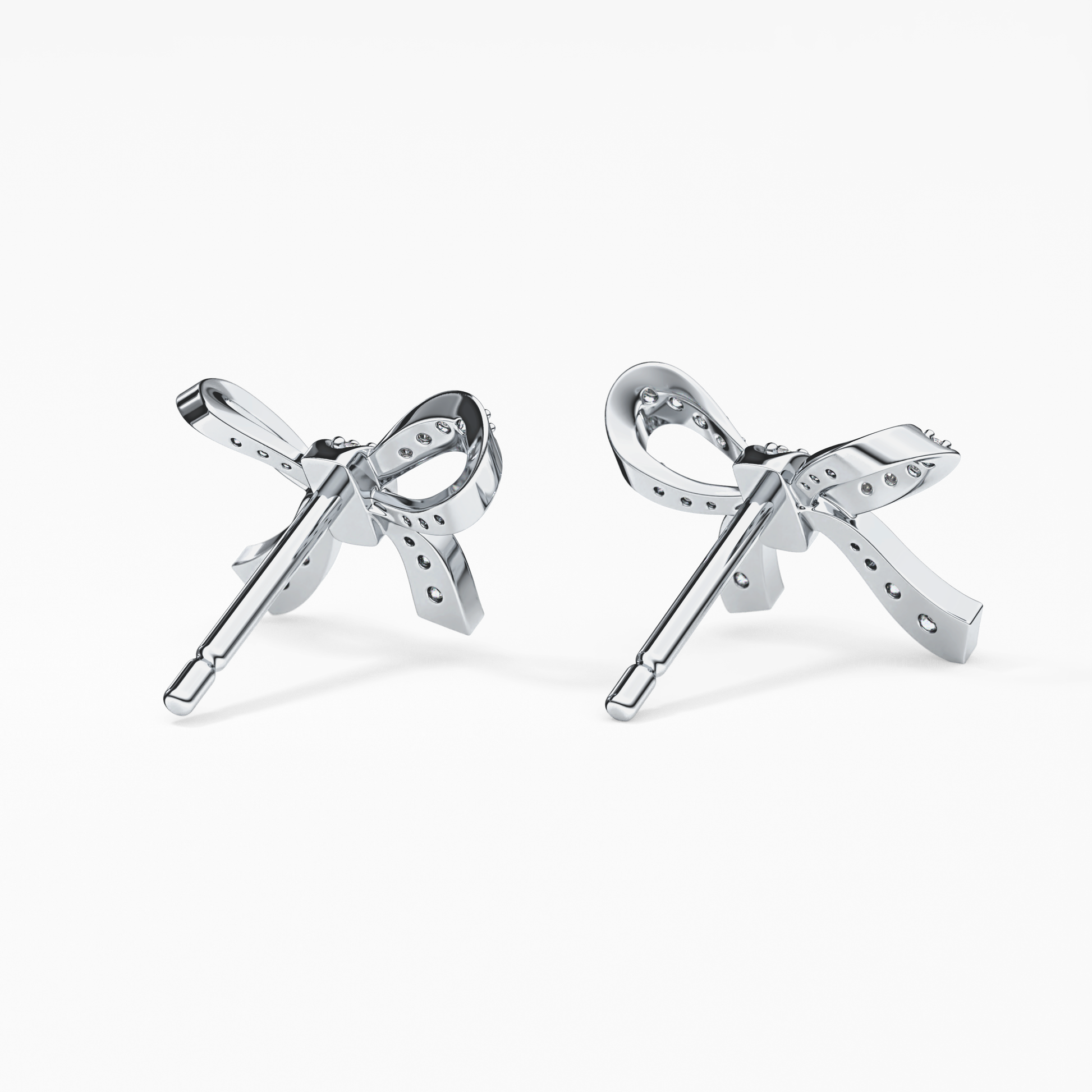 0.4 TCW Round Lab Grown Diamond Stud Earrings