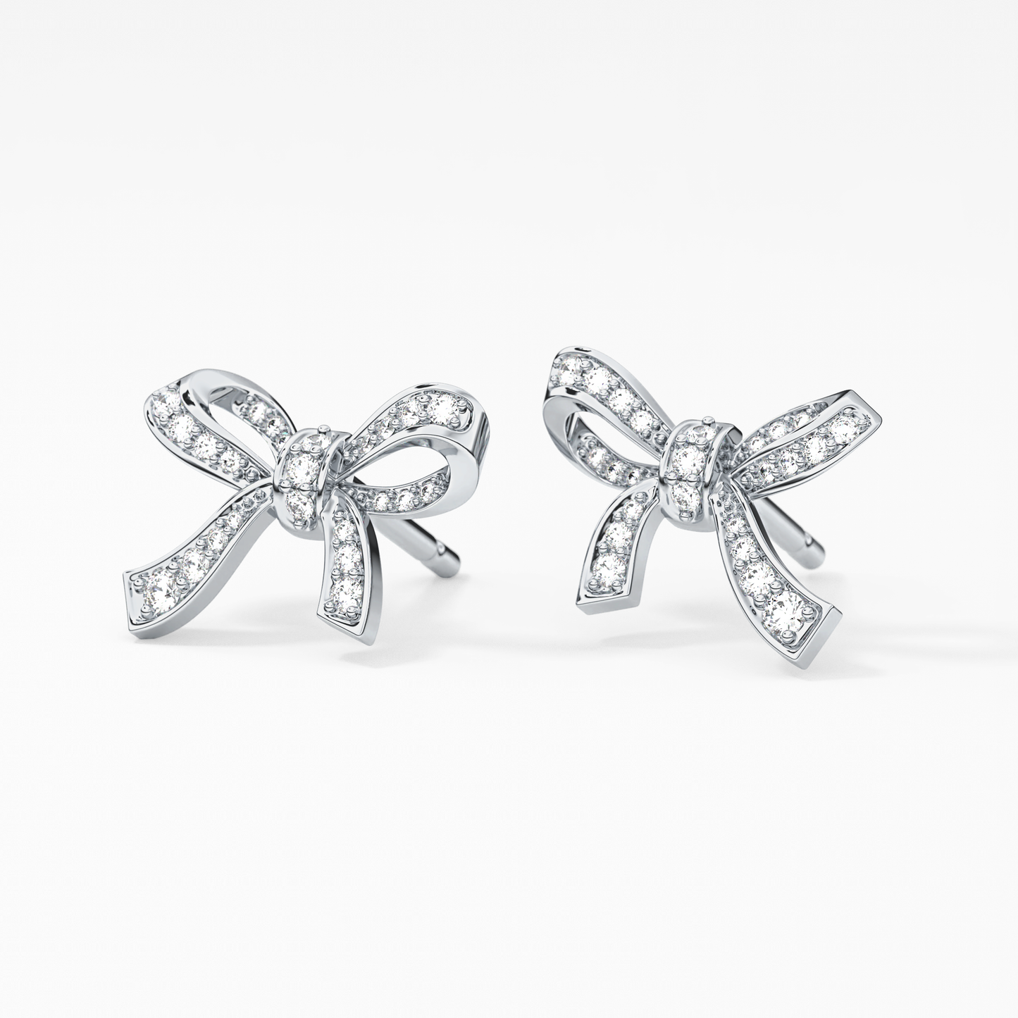 0.4 TCW Round Lab Grown Diamond Stud Earrings